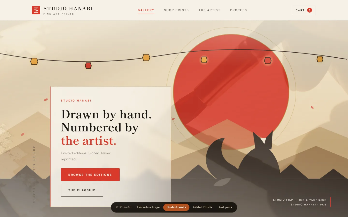 Studio Hanabi storefront